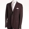 NWT BOGLIOLI BROWN/MELANGE WOOL UNSTRUCTURED 'K-JACKET' 42R