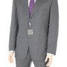 Sartoria Partenopea 44R 54 Drop 7 Slate Gray Wool Suit With Flat Front Pants