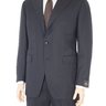 PRICE DROP Sartoria Partenopea Slim Fit 44R 54 Navy Striped 3-Roll-2 Super 130s Wool Suit