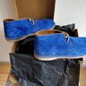 *DROP* Acne Desert Boots Bright Blue EU45
