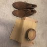 Brand New Meermin Snuff Suede Chukka (UK 7.5) with Matching Belt (34)