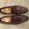 BRAND NEW MEERMIN GMTO PENNY LOAFER (UK 7.5) IN COGNAC MUSEUM