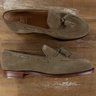 CROCKETT & JONES taupe Cavendish II loafers - Size 9 US / 8.5 UK / 42.5 EU - NIB