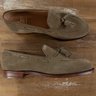 CROCKETT & JONES taupe Cavendish II loafers - Size 9.5 US / 9 UK / 43 EU - NIB