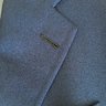 SOLD: Bespoke SB MAYFAIR navy hopsack wool cashmere blazer made by ex-WW Chan tailor