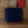 ISAIA blue bifold leather wallet - NIB