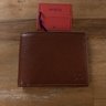 ISAIA brown bifold leather wallet - NIB