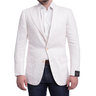 Sartoria Partenopea  34R 44 Solid White Linen Blazer Sportcoat With Peak Lapels