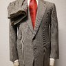 SOLD! 44R Brioni stunning houndstooth wool ticket pocket men 2 piece suit