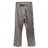 SOLD❗️BOTTEGA VENETA Wide-Leg Crinkled Cotton Metal Fiber Pants IT48/32