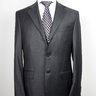 SOLD! NWT SARTORIA SCUDERI Handmade Solid Charcoal Suit Loro Piana Fabric US40/EU50