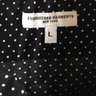 * SOLD * Garments Navy Small Polka Dot Camp Shirt Size Large