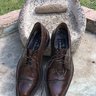 Church's Pre Prada Suede Cape Buffalo Wingtip Oxford 9D  SOLD