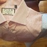 1 New, and 1 Basically New Thomas Pink Check Shirts 16/41 Super Slim Fit x 2