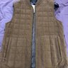 Sold —NWT Mens Brook Brothers Suede Vest Medium with Wool/silk/cashmere lining $798