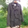 SOLD! Waxed Cotton Peacoat  Made for Boden of England from British Millerain waxed cotton!