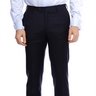 PAL ZILERI flat-front navy blue wool trousers - Size 32 US / 48 EU - NWT