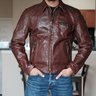 SOLD Aero Leather Sheene in Seal Italian Vicenza Horsehide, 38