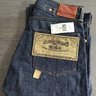 [SOLD] RRL Buckle Back Raw Denim Selvedge Jean