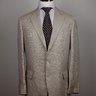 NWT SARTORIA CASTANGIA Handmade Cream Linen Blazer MOP US44/EU54