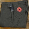 SOLD NWT Incotex Dark Grey Super 150's Wool Benson Flat Front Trousers Size 36