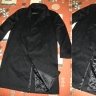 [SOLD] German loden mens dark grey pure cashmere trachten hunting trench coat XXL