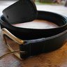Equus Leather Belt - “Lined and Raised” in Australian Nut