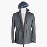 Eidos Grey wool & silk field jacket EU46:SOLD