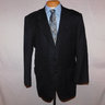 Oxxford Clothes Black Blazer 46 Long