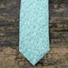 Mint Skinny Tie w/ White Floral Print!