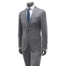 NWT LUIGI BORRELLI CHALKSTRIPE FLANNEL WOOL SUITS 38R, 40R, 42R, 44R NAVY AND GREY