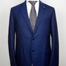 SOLD! NWT LARDINI Solid Royal Blue Wool Suit US44 42/EU54