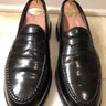 SOLD Alden Mens Leisure Handsewn Loafers Model 987 Black US 9.5 Shell Cordovan