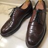 Carmina Mens Longwing Derby Style 532 Cognac US 9 UK 8 Shell Cordovan SOLD