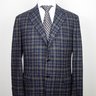 SOLD! NWT SARTORIO by KITON Baby Alpaca Flannel Plaid Blazer US44/EU54