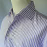 SOLD G Inglese (NMWA) lilac striped popover shirt – Size 42