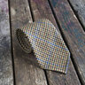 SOLD Olof 1982 Worsted Guncheck Wool Untipped Neck Tie Handmade - 8.5cm width