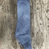 SOLD Vanda Fine Clothing Blue Glen Plaid Linen Tie - 3.25” Width, Untipped Handrolled