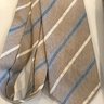 Hermes silk/cotton tie - 2.75" wide