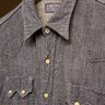 sold-- BLUE BLUE JAPAN Double-Weave Selvedge Chambray