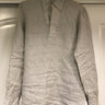 G. Inglese Tan Linen Popover Size 39 15.5