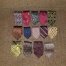 Lot of 14 High End Luxury Neckties