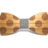 Wooden Polka Dot Bow Tie