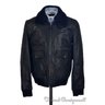 NWT $995 COACH Black Leather Shearling Collar BOMBER Jacket Coat F84862 - XL