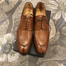 Carlos Sanchos x Skoaktiebolaget Derby in Havana Grain UK9 US10 Dainite Sole