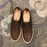 Buttero Brown Leather Woven Slip-On Sneakers Size 42