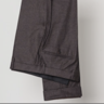 RAFFAELE CARUSO EU48 DARK BROWN FLANNEL TROUSERS