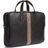 SOLD❗️PAUL SMITH Black Leather Briefcase Portfolio Bag Signature Stripe