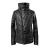 SOLD❗️INCARNATION Asymmetric Leather Down Jacket Funnel Neck Back M-L
