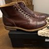 Viberg Service Boot, 2030, burgundy French calf, size 8, SOLD